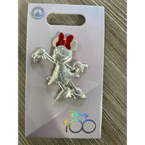 2023 Disney Platinum 100 Years of Wonder 100th Anniversary Minnie Mouse D100 Pin